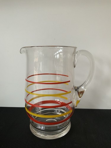 Vintage großer glas saft - großer,