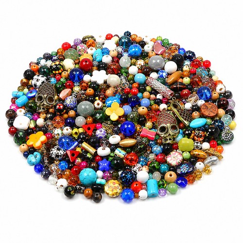 250g bastelperlen mix - bastelperlen,