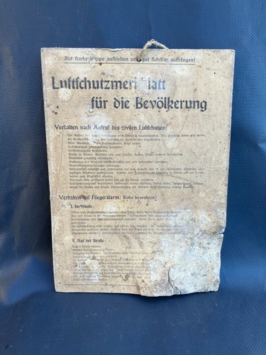 Original wk luftschutz - wk,