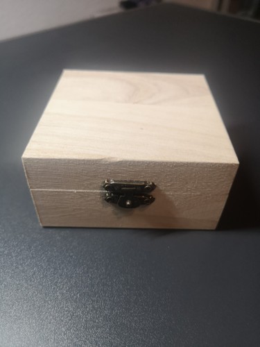 Holzbox 10x10x5 mit - 10x10x5, cm