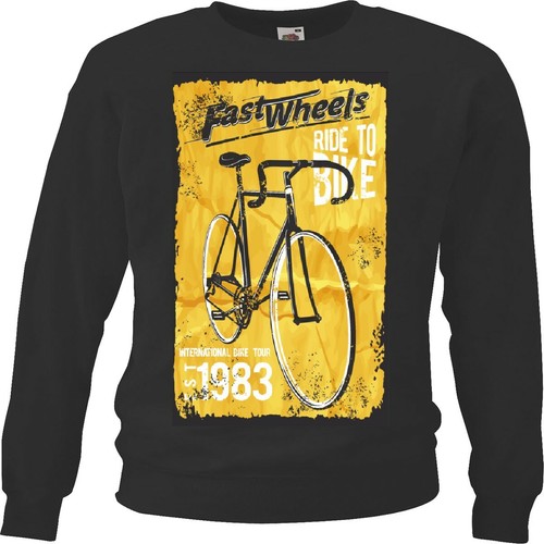 Sweatshirt retro fahrrad - sweatshirt,