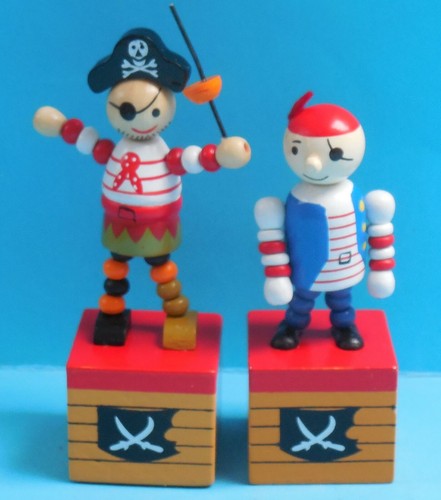 Pirat schiebepuppe - schiebepuppe,