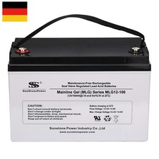 Sunstone gel batterie 12v - gel,