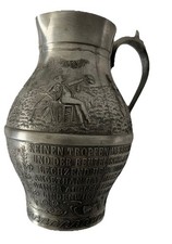 Weinkrug Zinn Kanne Krug Höhe