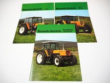 Renault 421 M - 921-4 S Traktor 3 Prospekte Programm Technische Daten ca. 1981