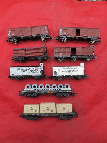 Spur güterwagen konvolut - 8x,