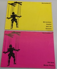 Werbe-Broschüren Pfizer Salzburger Marionetten theater Deltacortril 4+6