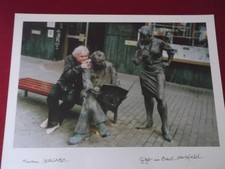 Künstler Postkarte H R Giger in Bad Hersfeld 2003 signiert