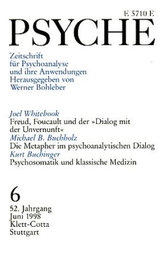 Psyche jahrgang 1998 - 52.,