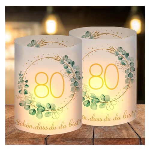 Windlichter set stück gold - 12,
