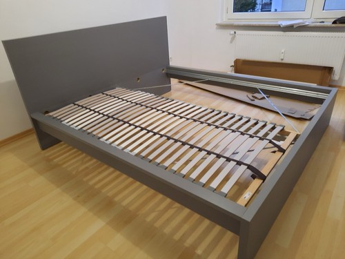 Malm bettgestell hoch mit - hoch,
