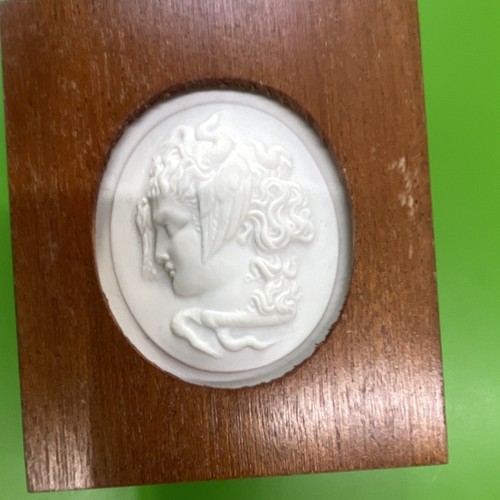 Porzellanmedaille plakette - porzellanmedaille/plakette, im