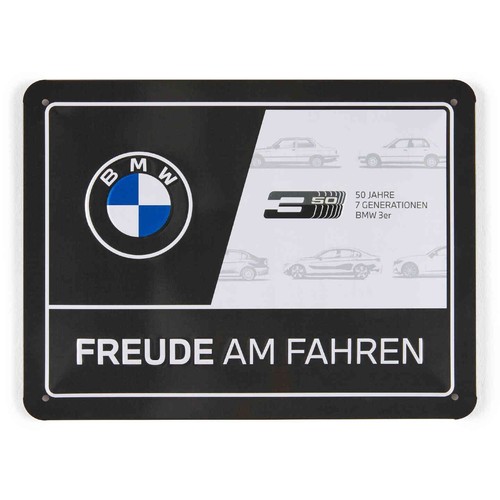 Bmw blechschild freude - blechschild, "freude
