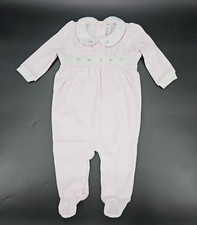Frottee Strampler Overall Jumpsuit Langarm für Mädchen in Gr. 68/74 (6-9 M)