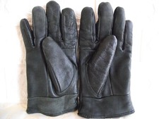 Lederhandschuhe,schwarz,gefüt