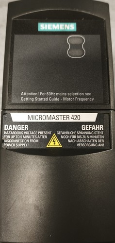 Siemens micromaster 420 75kw - micromaster, 0.75kw