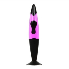 Lavalampe Schwarz Lila G9 42