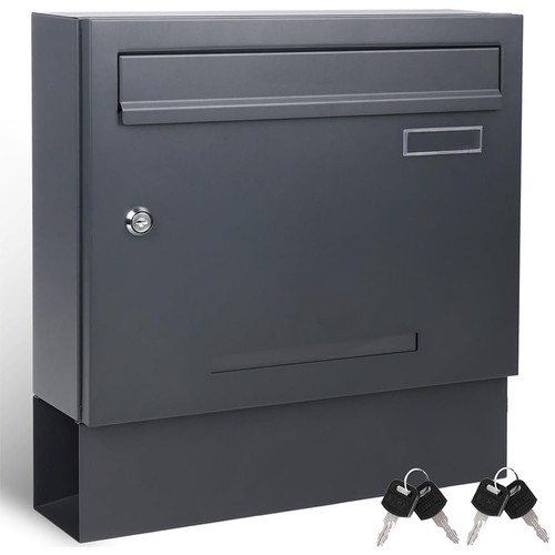 Xxl wandbriefkasten ral7016 - wandbriefkasten,