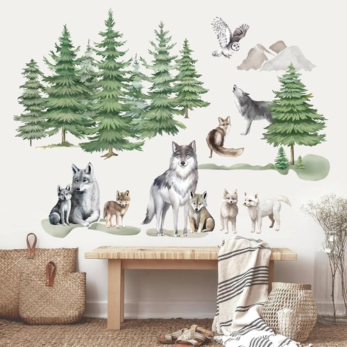 Wandtattoo wald baum - wald,