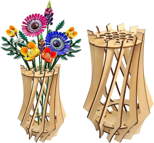 Stück holzvase für - 2,