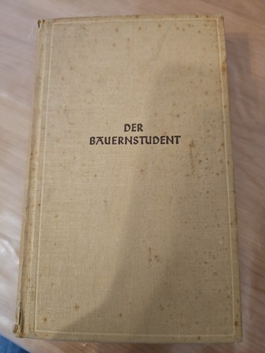 Altes buch der bäuernstudent - buch,