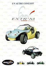 SECMA Fun EXTR‘M 500 car (made in France) _2003 Prospekt / Brochure  
