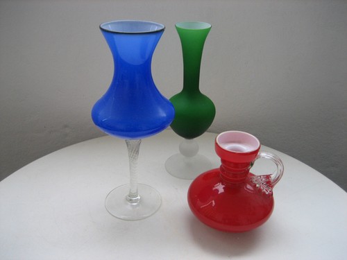 Murano opalglas vasen - 3,
