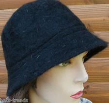 Damen Hut Angora Glockenhut