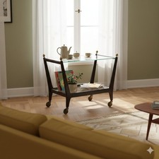 Vintage Servierwagen Massives