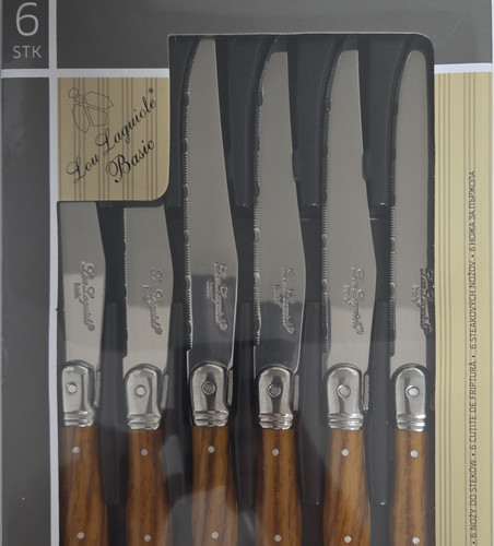 Laguiole basic steakmesser - basic, 6er