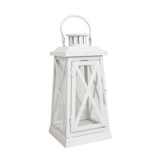 Laterne HARBOUR weiß aus