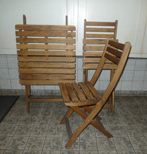 Balkonmöbel IKEA ASKHOLMEN Tisch + 2 Klappstühle f. Balkon Garten Abh. 40219