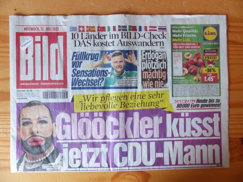 Bildzeitung 2023 ein - bildzeitung, (ein