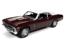 CHEVROLET Nova SS 396 - 1970 - black cherry - Auto World 1:18