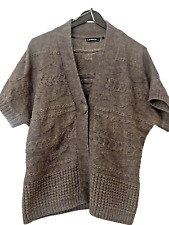 graue Strickweste m. angesch. Ärmchen  Gr. 38 Lerros    gut erhalten