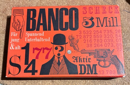 Banco kartenspiel von 1966 - banco,