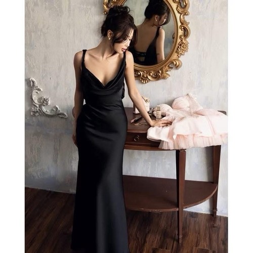 Elegantes abendkleid schwarz - elegantes,
