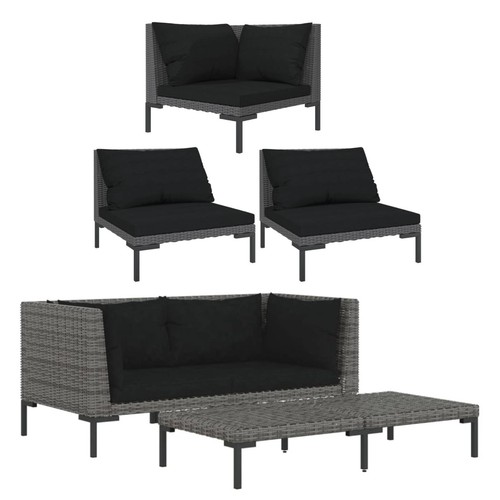 Gartensofa mit kissen poly - gartensofa,