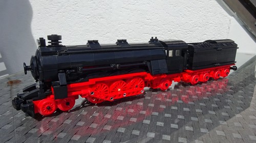 Lego moc große lokomotive - lego, mit