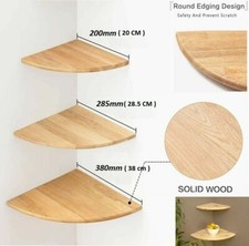 Holz Eckregal schwimmende