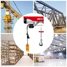800KG Elektrische Seilwinde Motorwinde Hub Seilhebezug Seilzug Winde Kran DHL