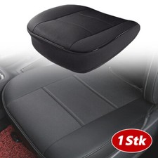 Für Mercedes C-Klasse Vorne Fahrer / Beifahrer Sitzauflage Schwarz Kunstleder DE