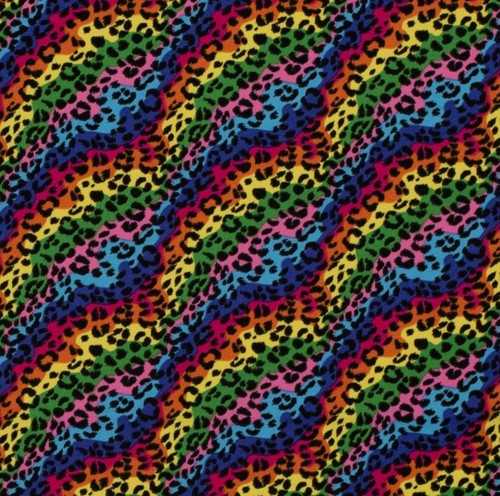 Polyester leopard regenbogen - polyester,
