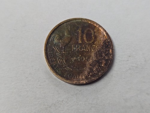 Frankreich francs 1951 - frankreich, 10