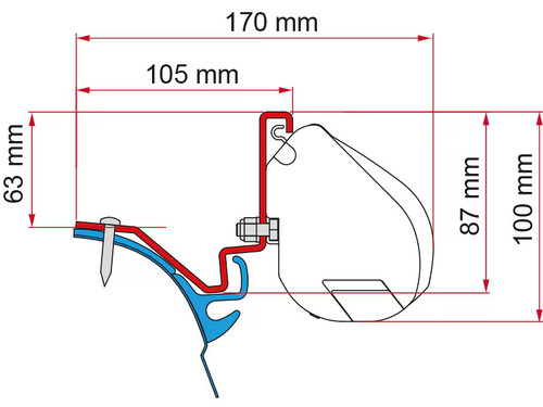 Fiamma f35 adapter für - f35,