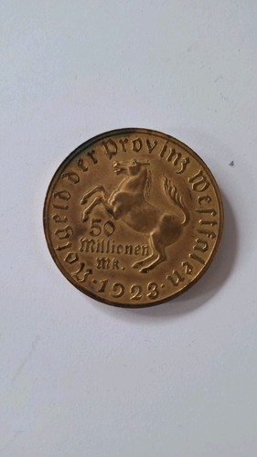 Notgeld der provinz westfalen - der,