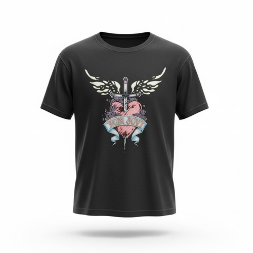 Bon jovi tshirt size womans - l,