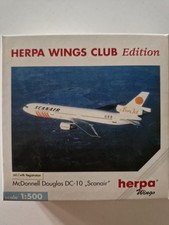 McDonnell Douglas DC-10 Scanair Herpa Wings 1:500 Limited Edition