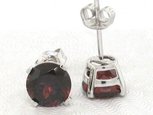 Paar granat ohrstecker 585 - granat,