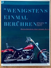 Harley-Davidson Oldtimer Motorrad Original 1983 Vintage Advert Werbung Reklame